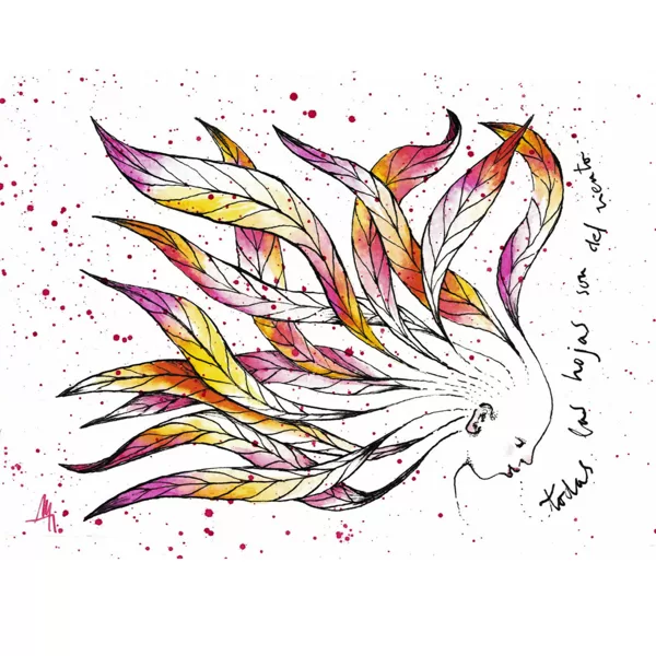 Tinta china y acuarela sobre papel.