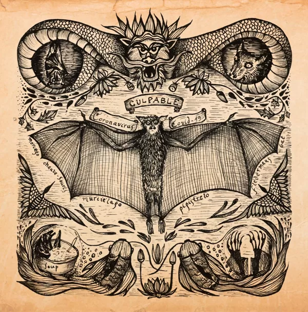 Guilty bat – Covid19 vignette.